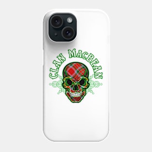 Scottish Clan MacBean Tartan Celtic Skull Phone Case