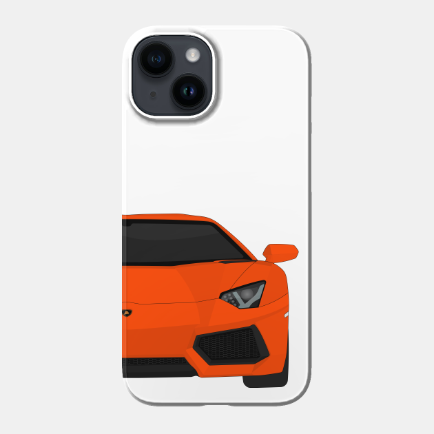 AVENTADOR ORANGE - Lamborghini Aventador - Phone Case | TeePublic