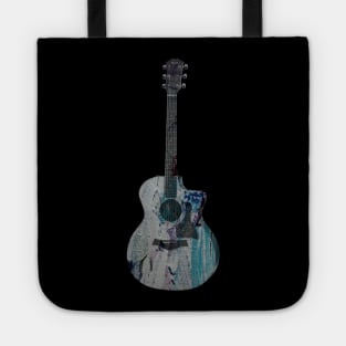 Colour Acoustic Guitar Tote