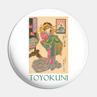 Courtesan by Utagawa Toyokuni II Pin