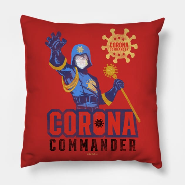 Corona Commander Pillow by mattiburns