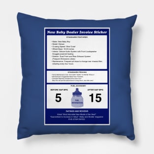 Baby Boy Sticker Shock Pillow