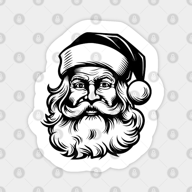 Santa Claus Magnet by MZeeDesigns