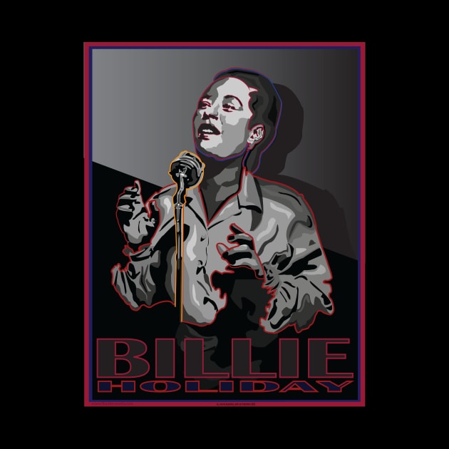BILLIE HOLIDAY AMERICAN JAZZ VOCALIST LADY DAY by Larry Butterworth