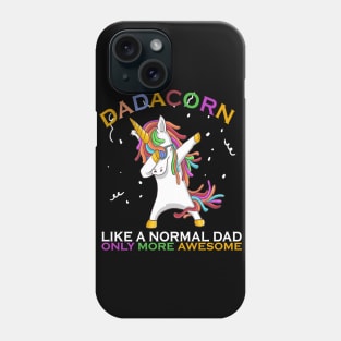 Unicorn dadacorn best dad fathes day99 magic Phone Case