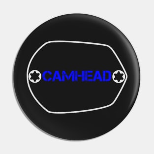 Camhead White Pin