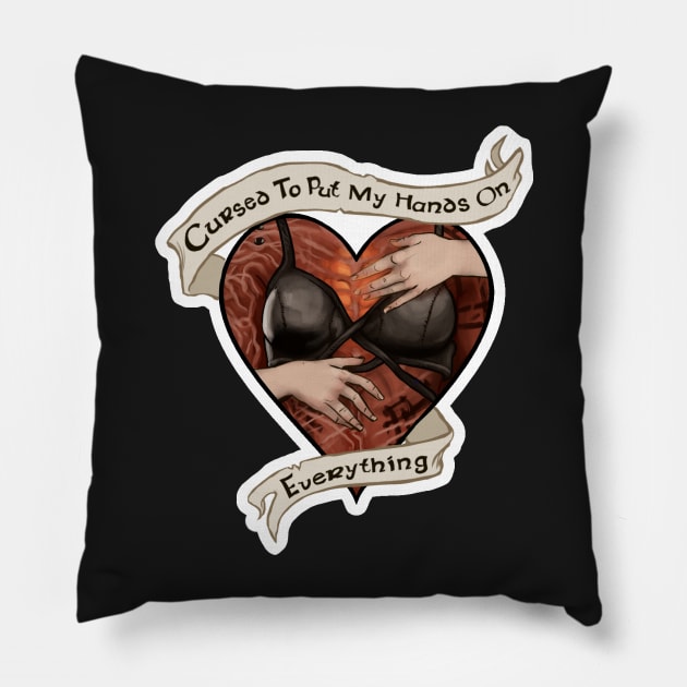 Cursed Barbarian Pillow by MonsteressJace