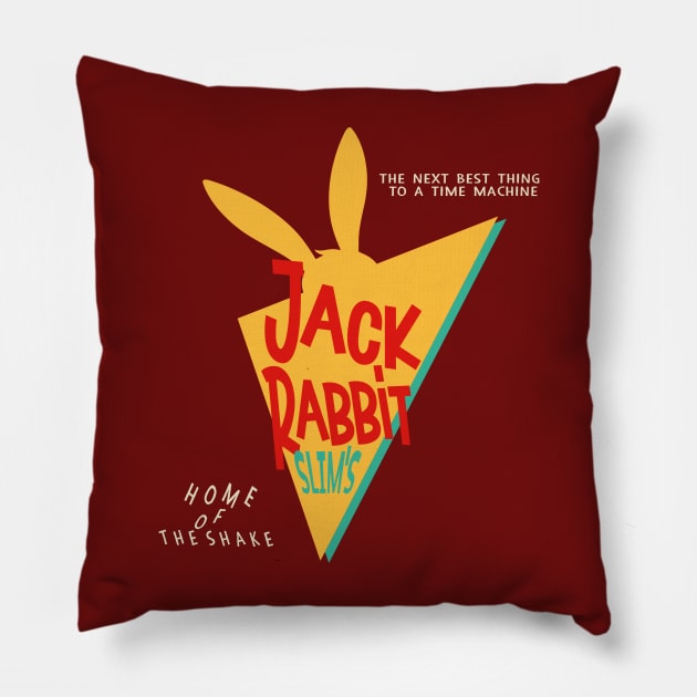 Jack Rabbit Slims Pillow by Nostalgia Avenue