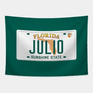 Julio License Plate - FL Tapestry