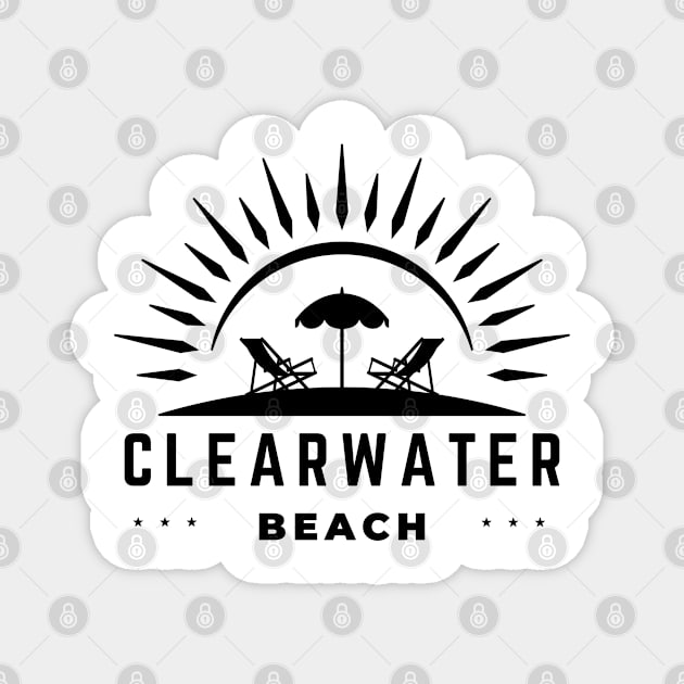 Clearwater Beach Florida Magnet by bougieFire