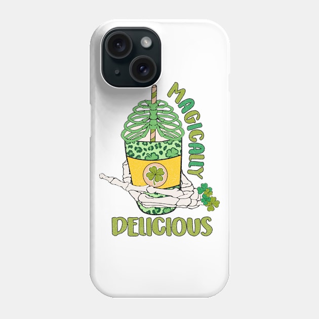 Magically Delicious Saint Patrick's Day Frappuccino Phone Case by ThriceCursedPod