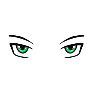 Anime Eyes Green Starry Eyes T-Shirt