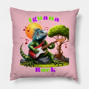 Rocking Reptiles Sunset Serenade Pillow