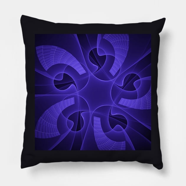 Fractal flower Pillow by joshsmith