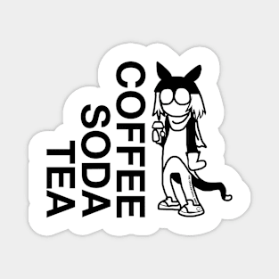 DAVID. COFFEE. SODA. TEA. (OUTLINE) Magnet