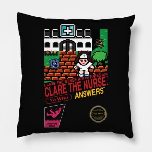 Clare the Nurse Adventures Pillow