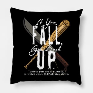 Zombie Fighters Motto Pillow