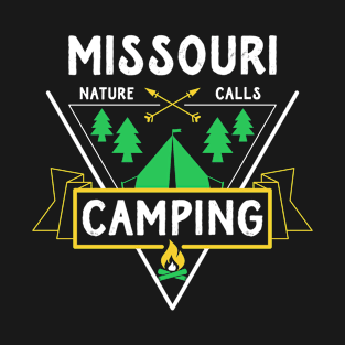 Missouri USA Camping Outdoors Nature Adventure T-Shirt