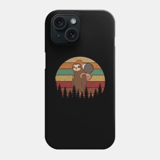 Sloth Hiking Phone Case