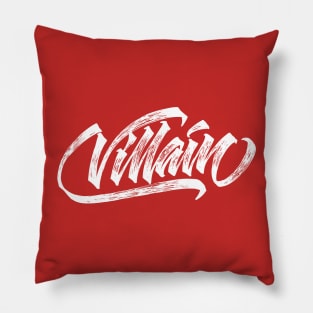 Villain White Pillow