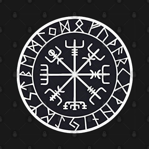 Talisman protection vegvisir by Lapicorn Design