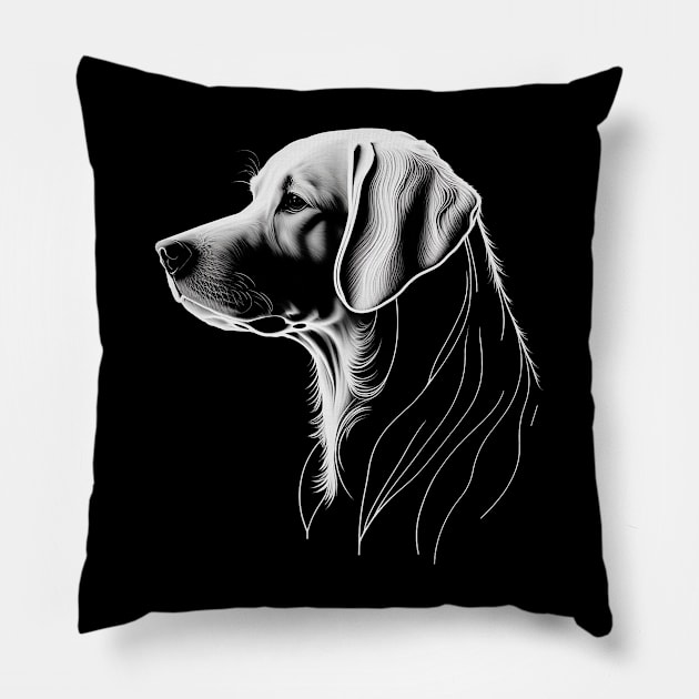 Labrador Pillow by NeonOverdrive