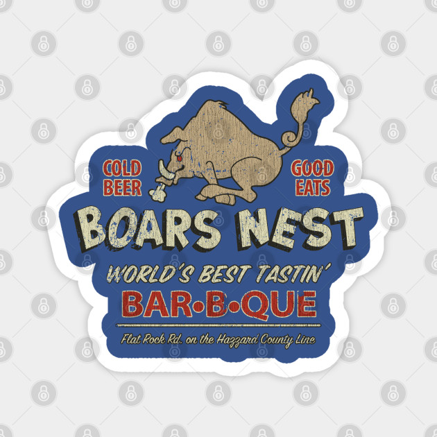 The Boars Nest - Dukes Of Hazzard - Magnet | TeePublic