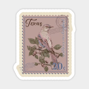 Texas vintage Stamps Magnet