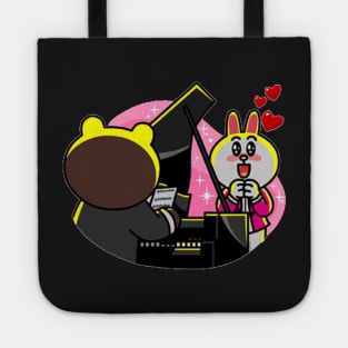 brown and cony Tote