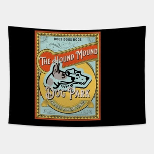 The Hound Mound Dog Park Tapestry