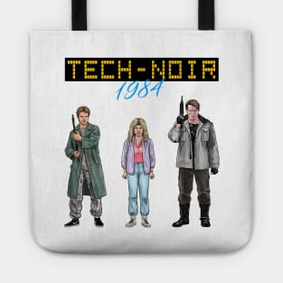 Tech-Noir Neon 1984 Tote