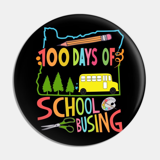 100 days of school busing 100th day of school gift for kids and teachers Pin by BadDesignCo