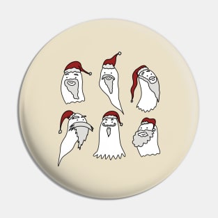 Santa Ghost Pin
