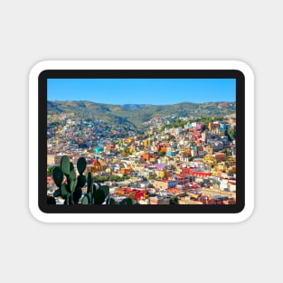 Point de vue sur la ville de Guanajuato Magnet