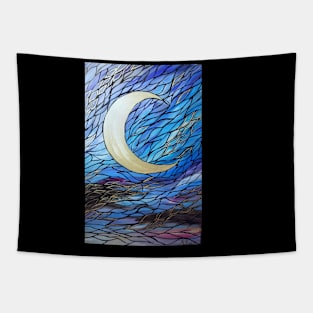 Abstract Moon Tapestry