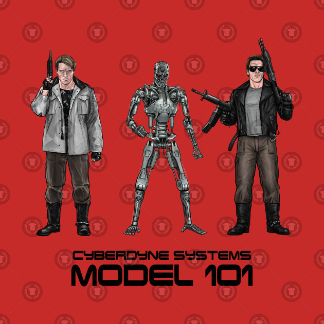 T 800 Punk Endoskeleton Biker Inspired Character Art
