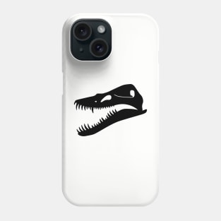 Styxosaurus skull - black Phone Case