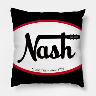 Nash Nashville Music logo Pillow