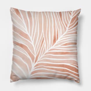 Abstract pastel leaf detail Pillow