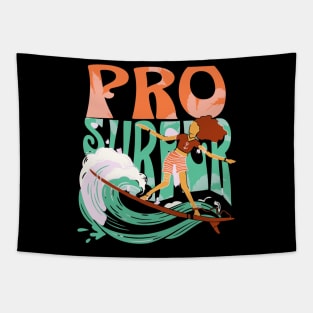 Pro surfing Tapestry