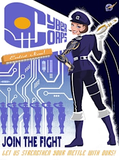 Cyber Corps Magnet