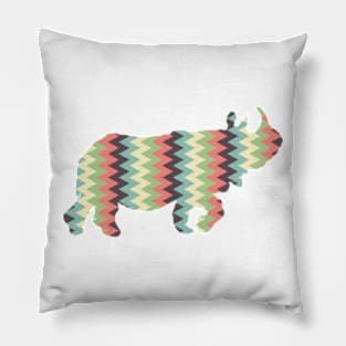 Chevron Hippo Pillow