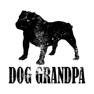 Bulldog Dog Grandpa T-Shirt