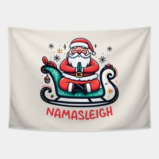 Namasleigh Yoga Christmas Tapestry