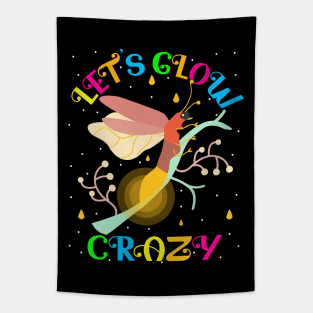 Let's Glow Crazy 80's Party Tapestry