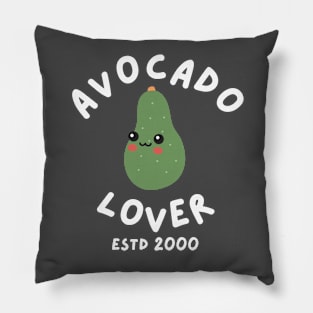 Avocado Lover Established 2000 Cute Pillow