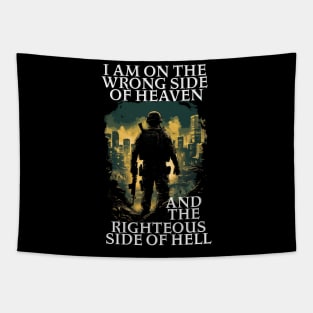 Wrong Side of Heaven Tapestry