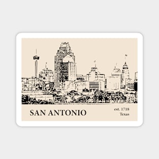 San Antonio - Texas Magnet