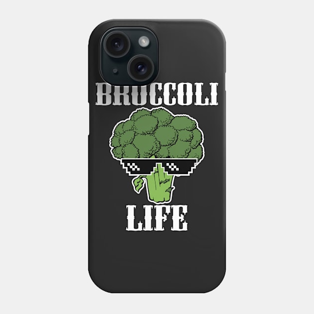 Broccoli Life Phone Case by reyzo9000