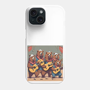 Bear Singing Band Phone Case